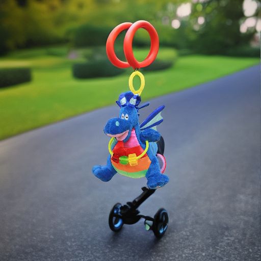 Подвесная игрушка для коляски и автокресла ДРАКОН ДЖЕКИ WeeWise