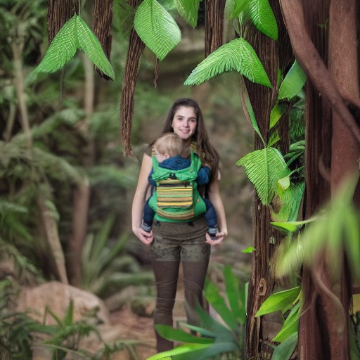 Слинг-рюкзак УИЧОЛИ зеленый Чудо-Чадо