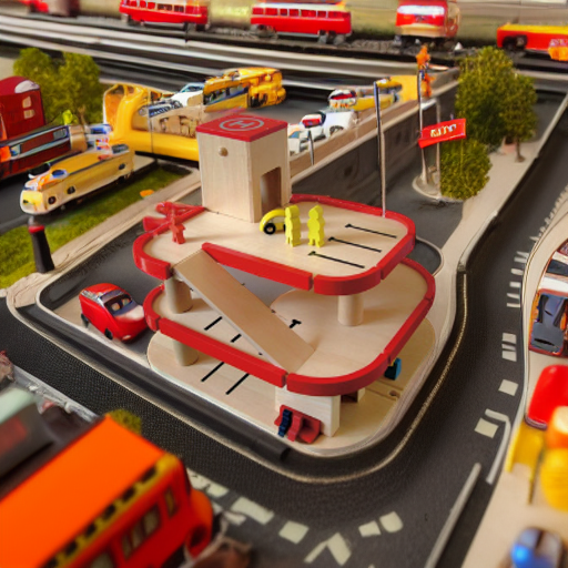 Железно-дорожная станция с парковкой Woody