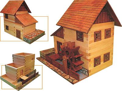 Модель деревянная ВОДЯНАЯ МЕЛЬНИЦА Walachia