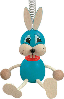 Подвеска на пружине ГОЛУБОЙ ЗАЙЧИК Woody
