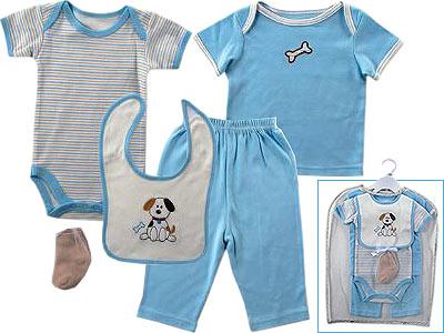 Набор ЩЕНОЧЕК, 0-3 месяца Hudson Baby