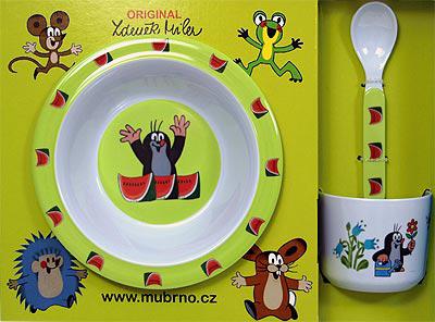 Набор КРОТИК 4 предмета, зеленый Moravska Ustrenda Brno