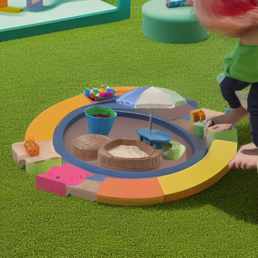 Песочница со столиком Step 2