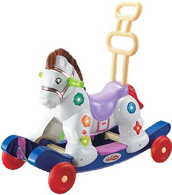 Качалка-каталка ЛОШАДКА (со светом и звуком)