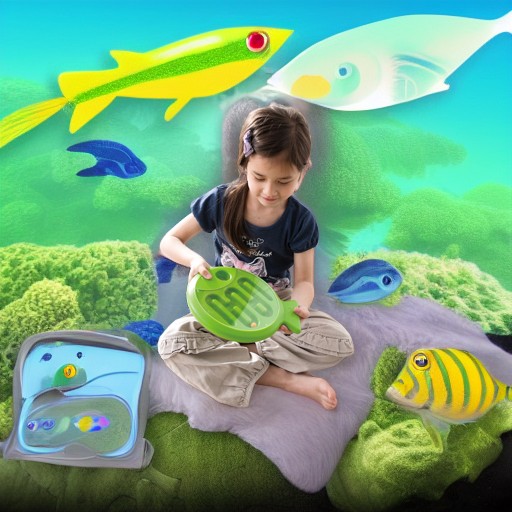 Тренажер для глаз Хитрая рыбка зеленая Weplay