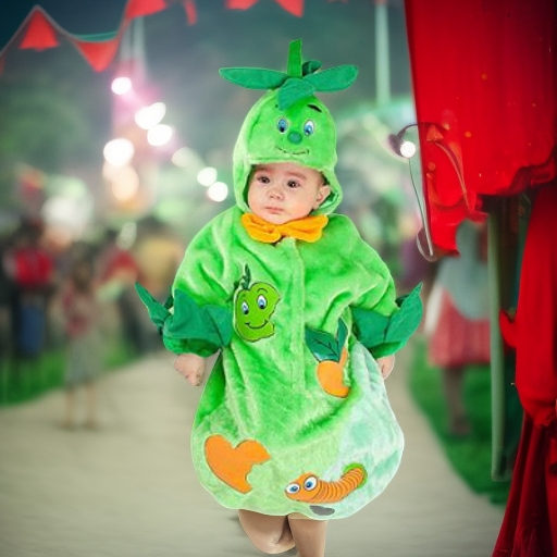 Карнавальный конверт ПЛЮШЕВОЕ ЯБЛОЧКО, 0-3 месяца Veneziano