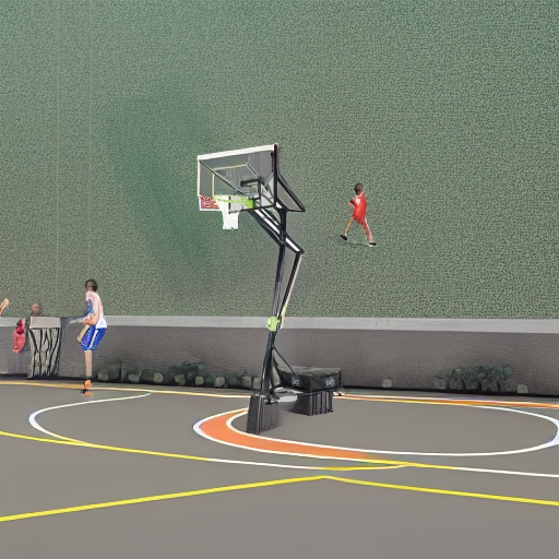 Баскетбольная система передвижная