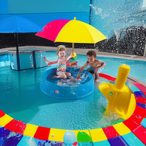 Бассейн для малышей с зонтиком Step 2