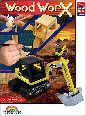 Модель деревянная ЭКСКАВАТОР Colorific
