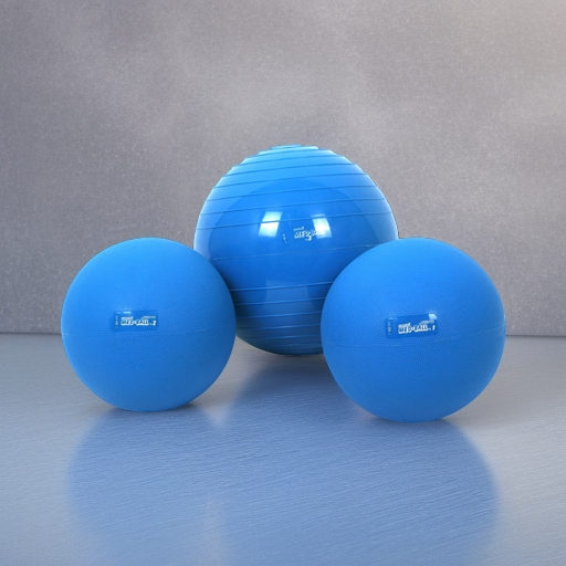 Мяч для фитнеса утяжеленный MED BALL 23 см 2 кг синий Ledraplastic