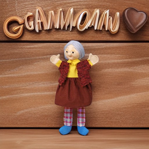 Кукла на руку БАБУШКА ЛАДУШКА Moravska Ustrenda Brno