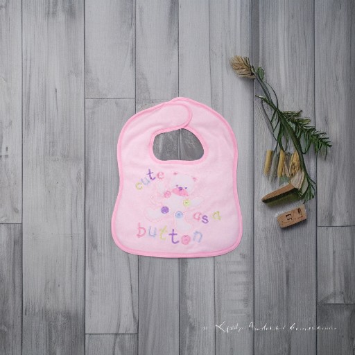 Нагрудник КОТИК, розовый Luvable Friends