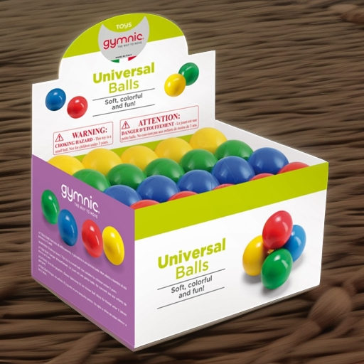 Мяч для реабилитации рук Universal Balls Small 4 см, 60 штук Ledraplastic