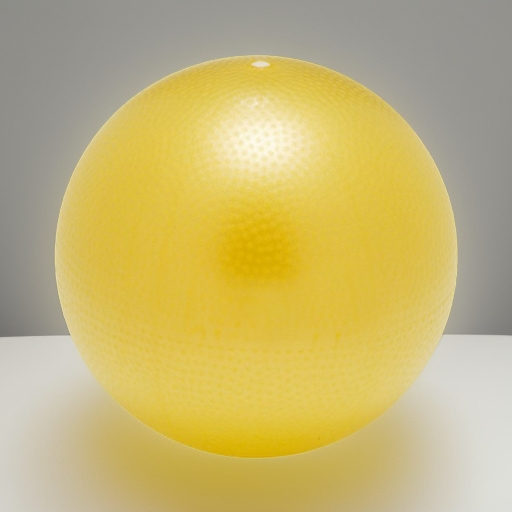 Мяч для пилатеса SOFTGYM OVER 23 см желтый Ledraplastic