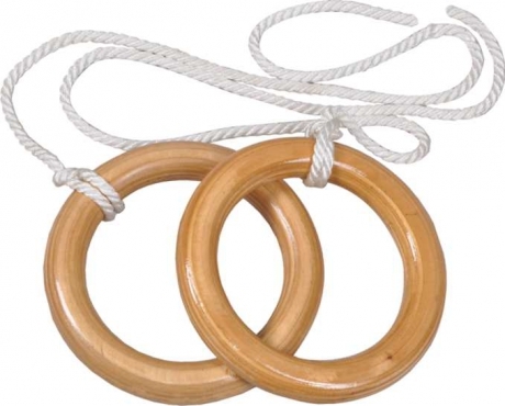 Кольца гимнастические деревянные