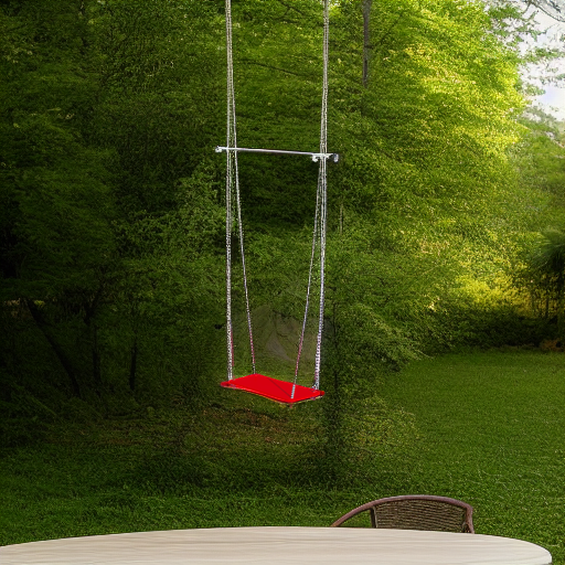 Качели подвесные фанерные