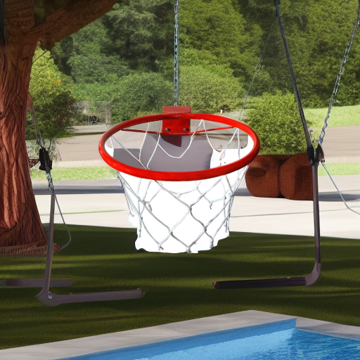 Кольцо баскетбольное с сеткой d=295 мм