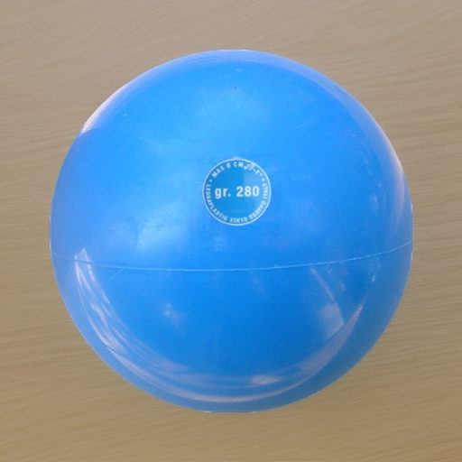 Мяч для художественной гимнастики RITMIC 280 г, синий Ledraplastic