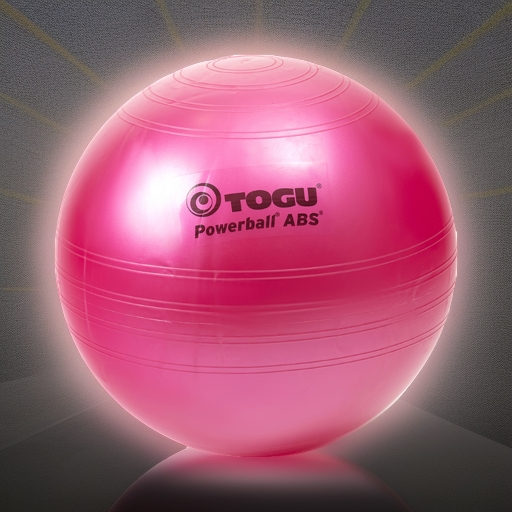 Гимнастический мяч TOGU ABS Powerball 65 см розовый