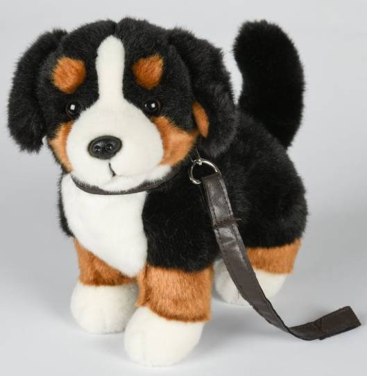 Игрушка мягкая Берн 23 см с поводком LEOSCO