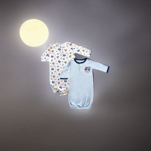 Ночная сорочка МАЛЕНЬКИЙ СТРОИТЕЛЬ, 2 шт., 0-6 месяцев Hudson Baby