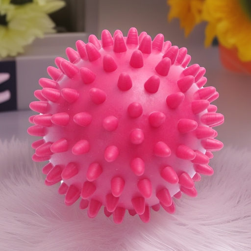 Мяч мягкий массажный ЕЖИК 18 см МалышОК розовый Альпина Пласт