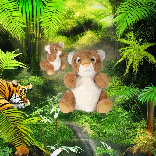 Игрушка на руку ТИГРЕНОК Teddykompaniet