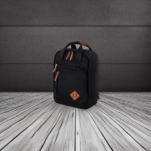 Рюкзак FRIENDLY молодежный черный, 37х26х13 см