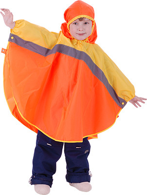 Дождевик СВЕТЛЯЧОК, оранжево-желтый, рост 122-128 Чудо-Чадо
