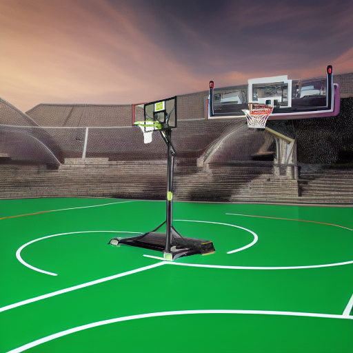 Баскетбольная система передвижная Звезда