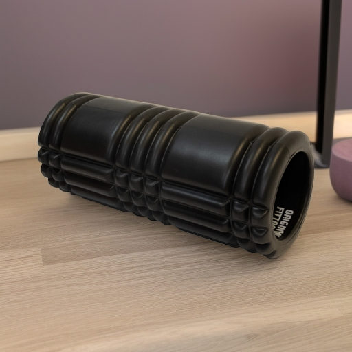 Цилиндр массажный 32,5 см черный