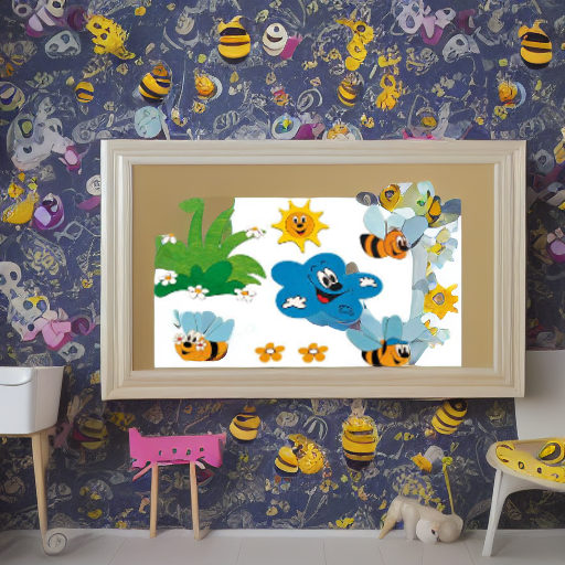 Декор на стену ПЧЕЛКИ Pomy Toys