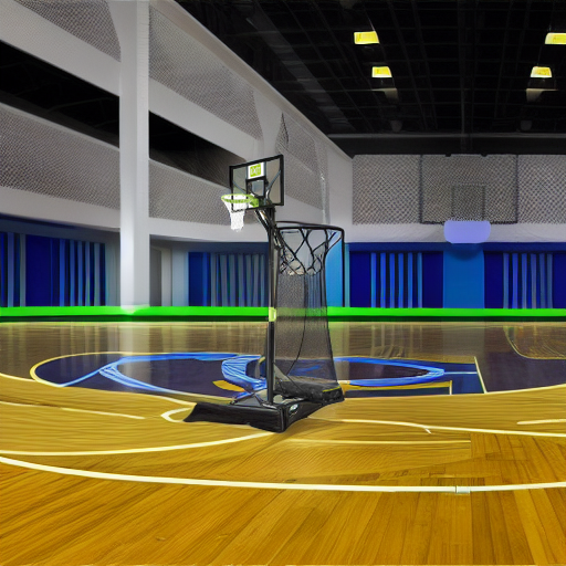 Баскетбольная система передвижная Звезда