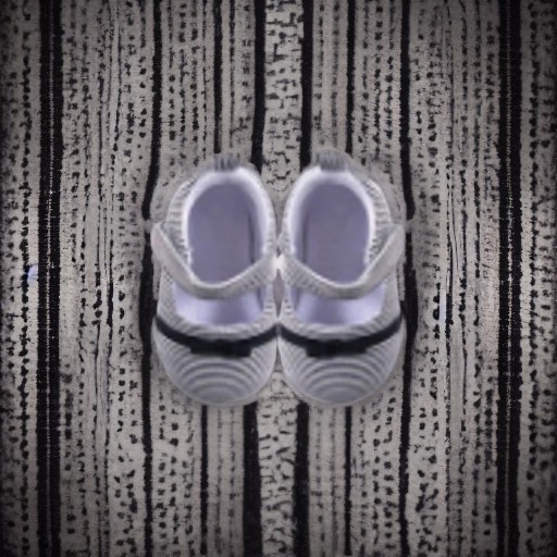 Пинетки для девочки ПОЛОСКИ черные, 0-6 месяцев Luvable Friends