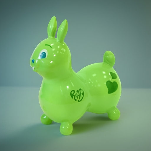 Попрыгун ЗАЙЧИК RAFFY, зеленый Ledraplastic