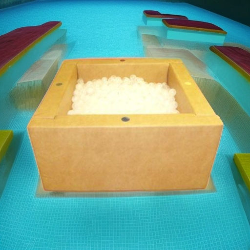 Интерактивный сухой бассейн с пультом управления 200х200х50 см