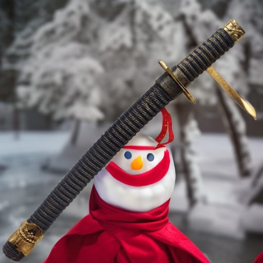 Меч ниндзя, 42 см Snowmen