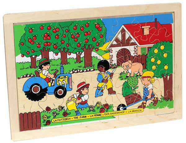 Пазл деревянный Ферма ЛЭМ