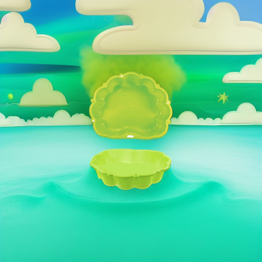 Песочница Облачко двойная зеленая Paradiso