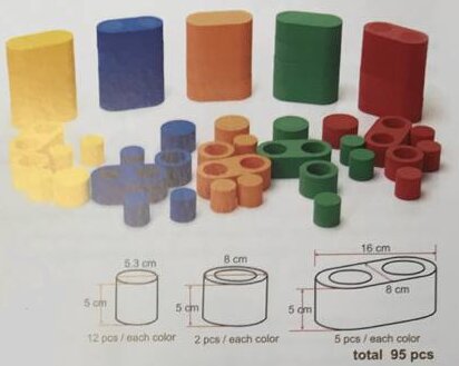 Конструктор мягкий LINKITS, 95 элементов Weplay