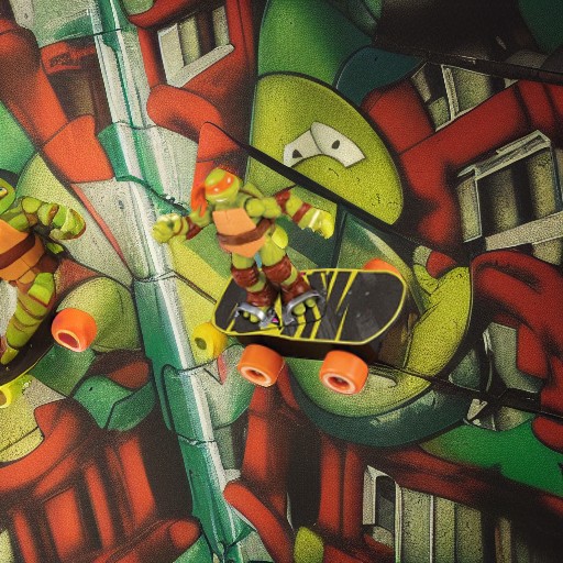 Скейтборд ЧЕРЕПАШКИ-НИНДЗЯ Playmates Toys