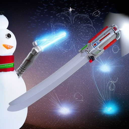 Лазерный меч (со светом и звуком) Snowmen