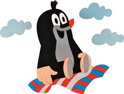 Лампа настенная КРОТ НА КОВРЕ-САМОЛЕТЕ Pomy Toys