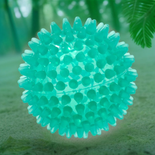 Мяч жесткий массажный REFLEXBALL 8 см, зеленый Ledraplastic