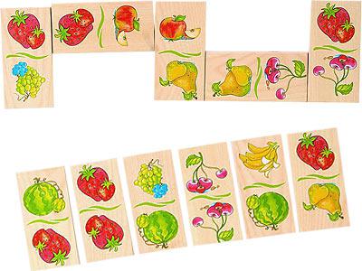 Домино деревянное ФРУКТЫ Woody