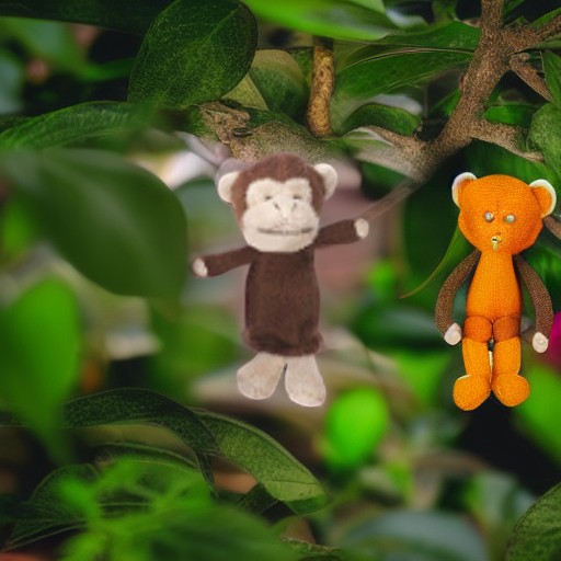 Кукла на пальчик ОБЕЗЬЯНКА Teddykompaniet