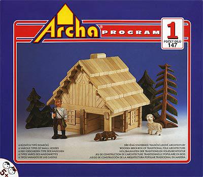 Конструктор деревянный Набор ARCHA-1, 147 деталей Archa Program