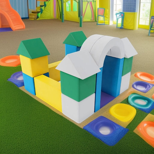 Мягкий игровой комплекс Замок Green Romana