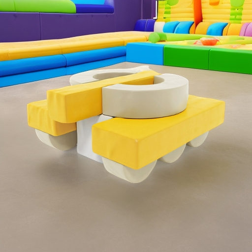 Мягкие игровые блоки Танк Pastel Romana